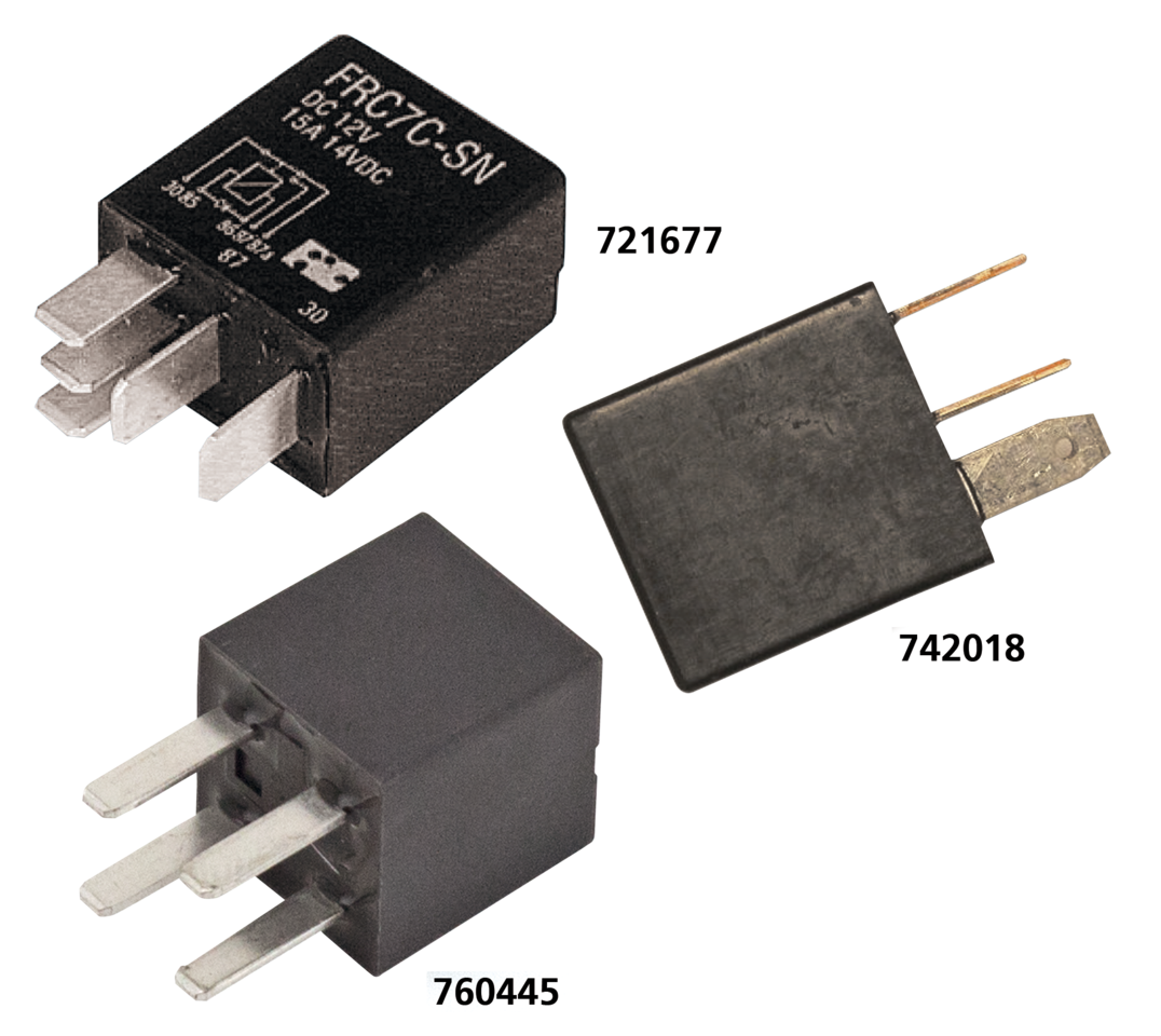 Micro Starter relay w/diode #31522-00