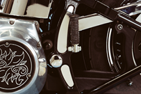 CHROME FRAME ACCENTS FOR SOFTAIL