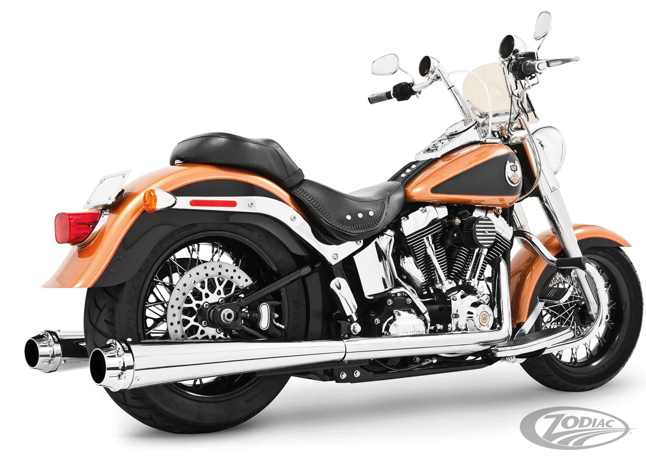 Freedom Performance Exhaust 1986-2006 Softailrace Version, Chrome With Chrome Tips (735635)