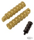 BRASS BALLS CYCLES RIBBED SHIFTER PEGS