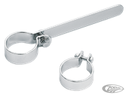 CHROME PIPE AND MUFFLER CLAMPS