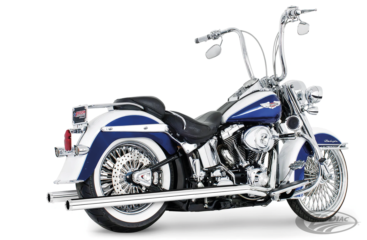 Freedom Performance Exhaust 1986-2006 Softailrace Version, All Chrome, 39 (735588)