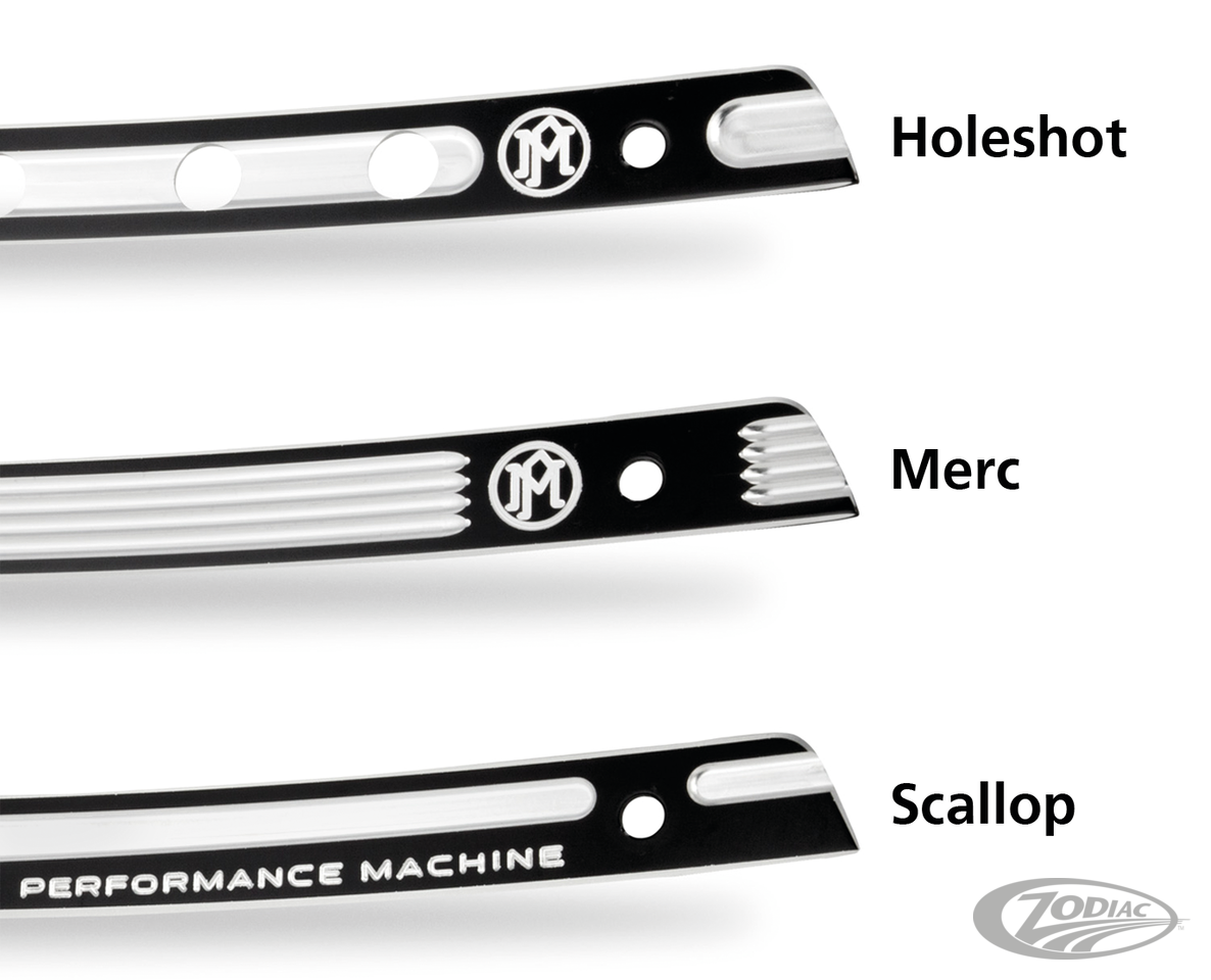 Performance Machine Merc Windscreen Trim In Black Ops For 98-13 Touring Models (Excl. FLTR) (0209-2015MRC-SMB)