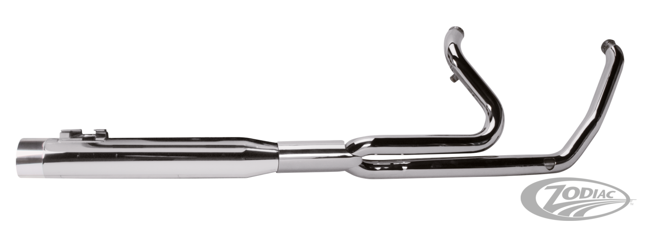 TBR Competition-S Muffler With Polished Aluminium End Cap in Chrome Finish For 2017-2020 Touring Models (753139)