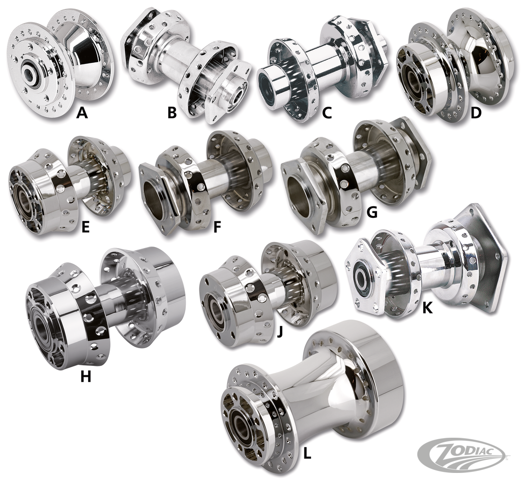 FRONT AND REAR WHEEL HUBS - Zodiac