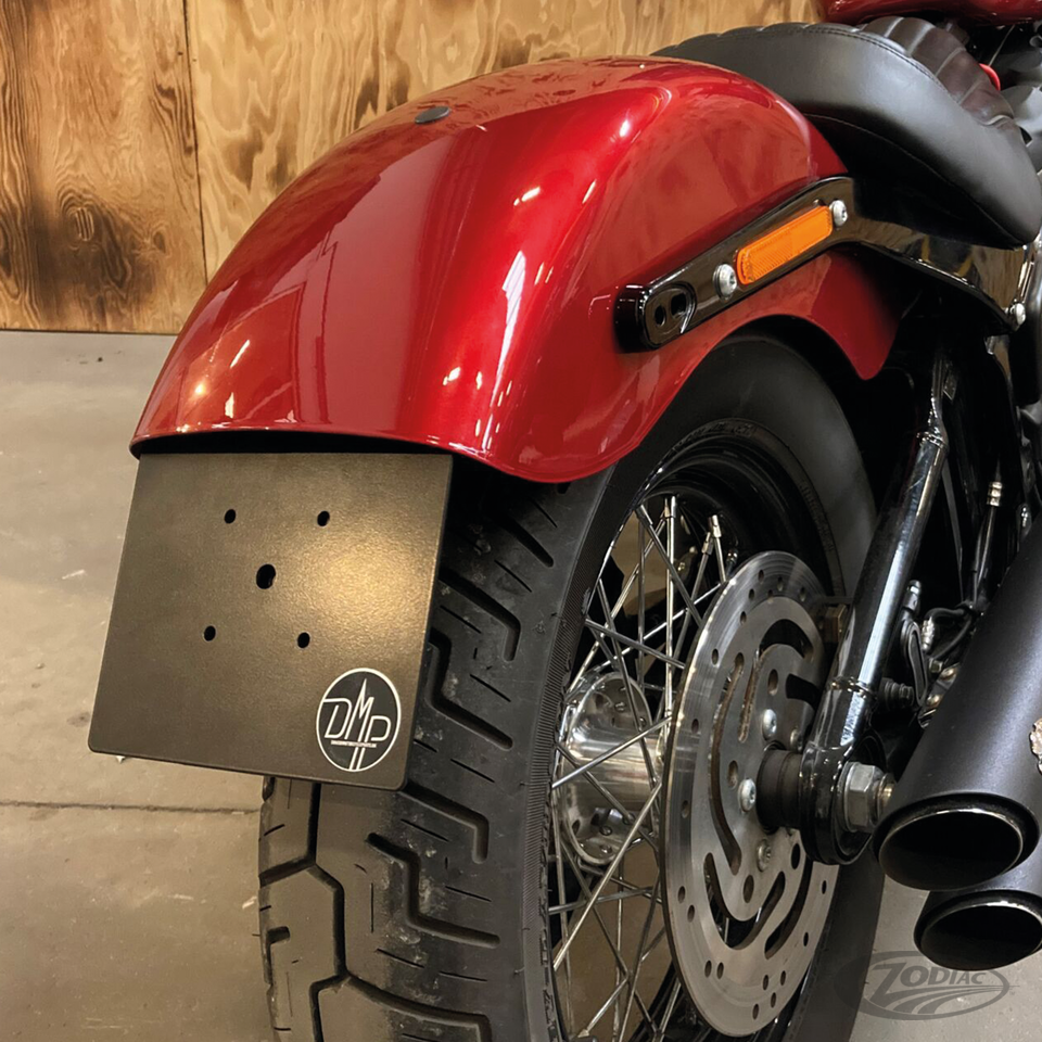 Feu arrière à montage latéral de moto avec support de support de plaque  d'immatriculation pour Harley Sportsters Bobber Chopper Feu stop arrière