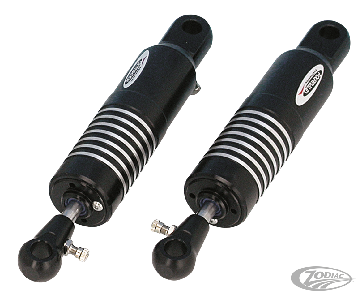 Fournales Suspension Pan Cruise Oleopneumatic Shocks in Black Finish For 1984-1999 Softail Models (MA100001)