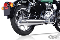 E-APPROVED V-PERFORMANCE SLIP-ON MUFFLERS FOR ROYAL ENFIELD CLASSIC & BULLET