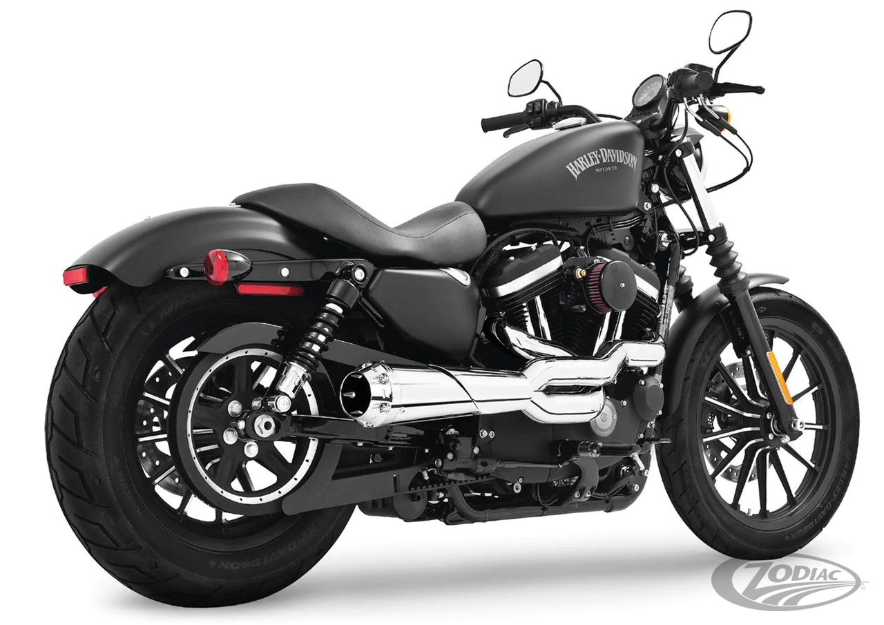 Freedom Performance Exhaust 1986-2003 Sportster Xlrace Versiondoes Not Fit With Stock Aircleaner & Not Suitable To Ride With Passenger, Chrome With Chrome Tip (735694)