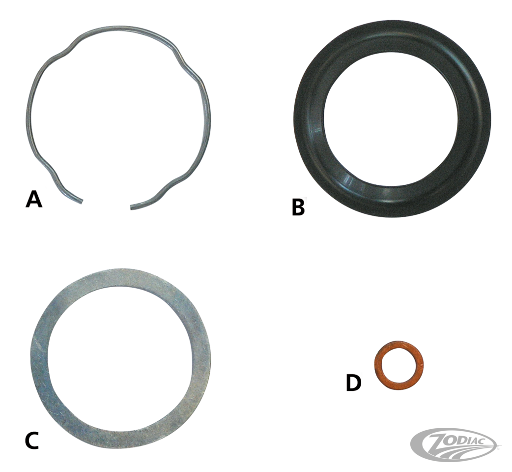 33 x 46 x 10,5 CX 500 CX500 79-82 Set di anelli paraolio per forcella ARI004 
