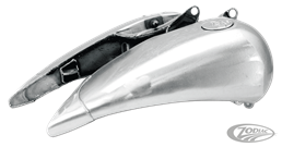 4" STRETCHED STEEL FLAT-SIDE GAS TANK FOR SOFTAILS