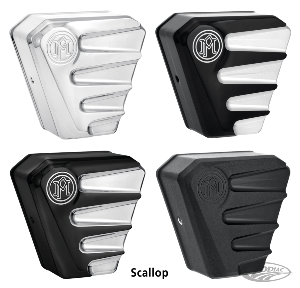 Performance Machine Scallop Ignition Switch Cover Assembly in Chrome Finish For 2007-2013 Touring, Trike (Excluding FLHR Road Kings) Models (0177-2039SCA-CH)