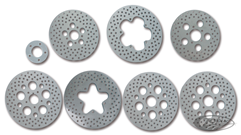 POLISHED AND DRILLED STAINLESS STEEL DISC BRAKE ROTORS