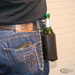TEXAS LEATHER CAN & BOTTLE HOLDER