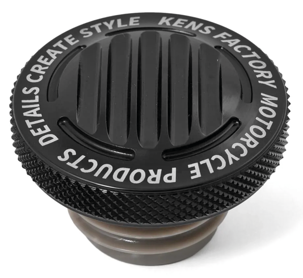 Next Level Black Finned Gas Cap 96-Up