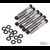 BLACK STAINLESS STEEL CAM COVER SCREW KITS FOR SPORTSTER