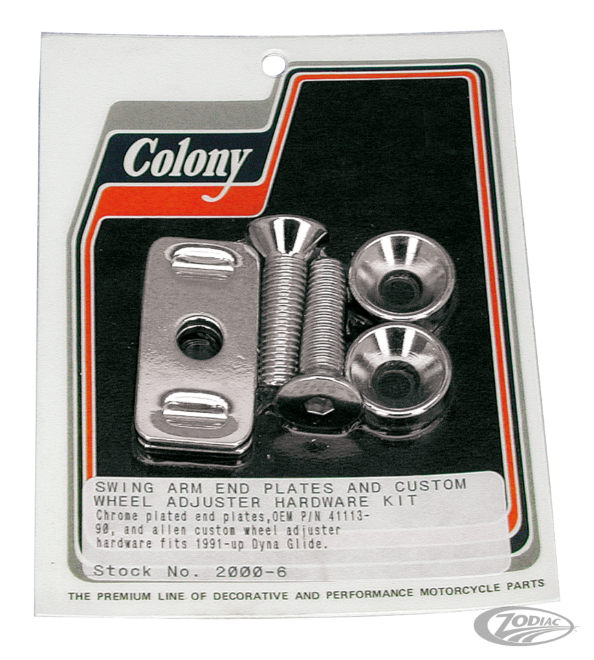 COLONY REAR AXLE ADJUSTERS FOR DYNA MODELS - Zodiac