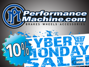 10% OFF ALL PERFORMANCE MACHINE PRODUCTS