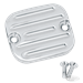 CHROME GROOVED MASTER CYLINDER COVER 1996 STYLE