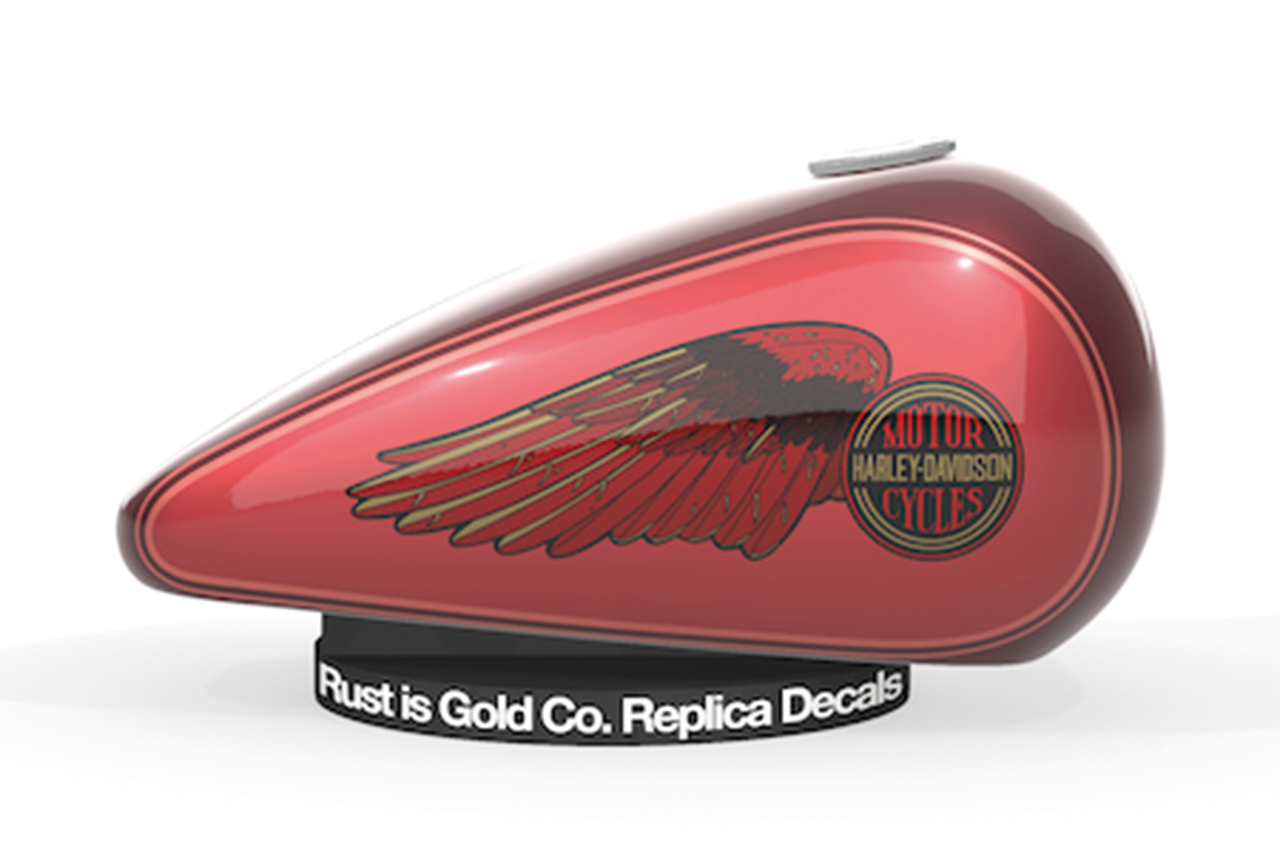 Tank Decals Red/Gold FL81-82