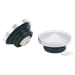 CHROME POINTED SCREW-IN GAS CAP