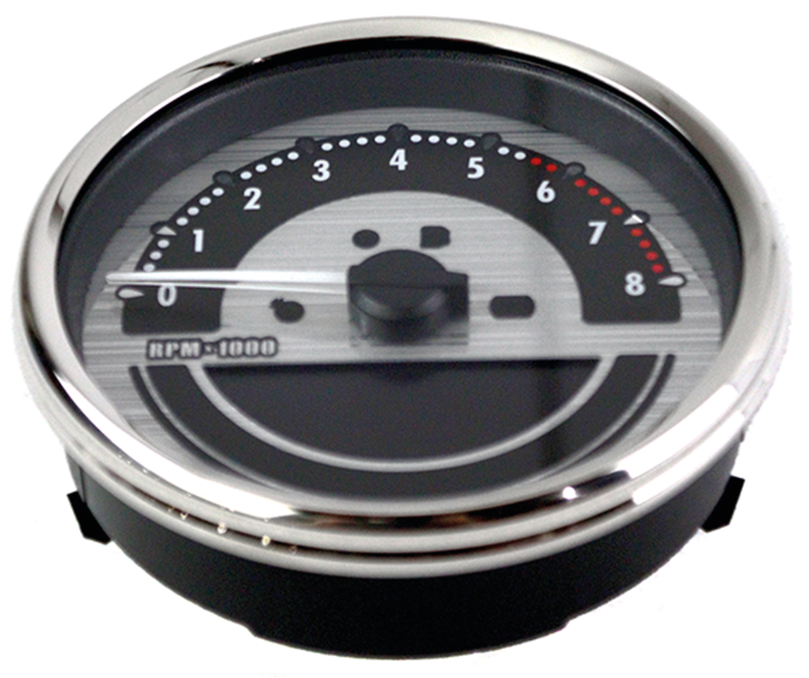 5" Speedo/Tachometer Silver KMH/MPH