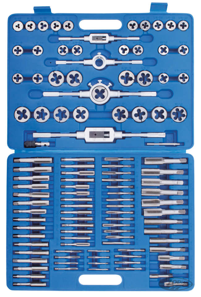 110-PIECE METRIC, UNC & UNF SIZE TAP AND DIE SET - Z