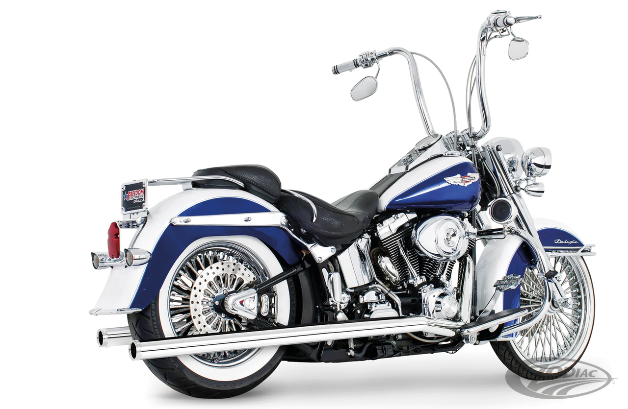 Freedom Performance Exhaust 1986-2006 Softailrace Version, All Chrome, 36 (735585)