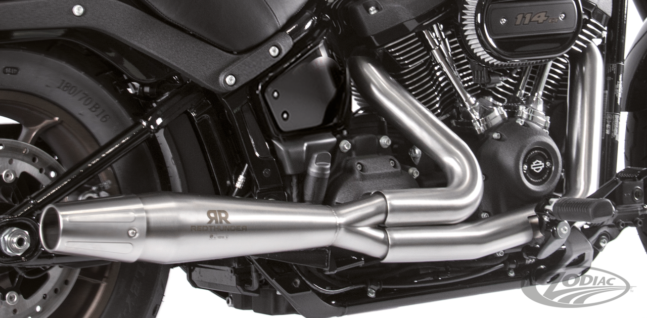 Red Thunder 2 Into 1 Exhaust Systems Zodiac