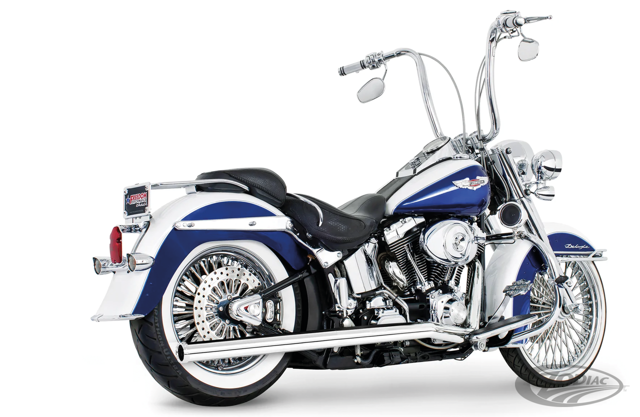 Freedom Performance Exhaust 1986-2006 Softailrace Version, All Chrome, 33 (735582)