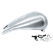 ONE PIECE 4" STRETCHED STEEL SMOOTH TOP GAS TANK FOR SOFTAILS