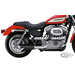 PAUL YAFFE'S "X-PIPES" DRAG PIPES BY SUPERTRAPP FOR SPORTSTER