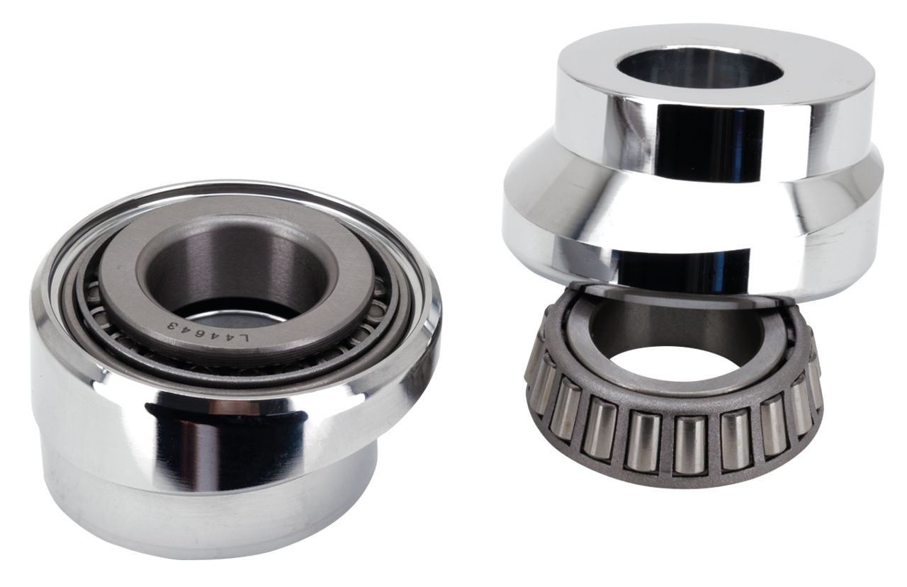 Chrome 3deg raked neck cups w/bearings