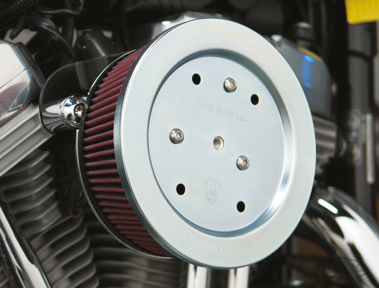 Arlen Ness Stage 2 Big Sucker Air Cleaner With Black Backing Plate For Harley Davidson 1993-1999 Dyna, Softail & Touring Models (50-577)