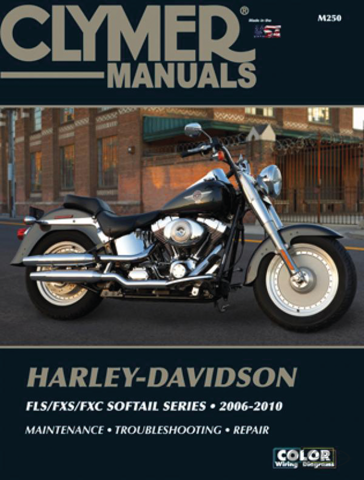 Clymer For Twin Cam Big Twin, 2007-2010 Twin Cam B Powered SOFTAIL. Includes CD With Wiring Diagrams (796997)