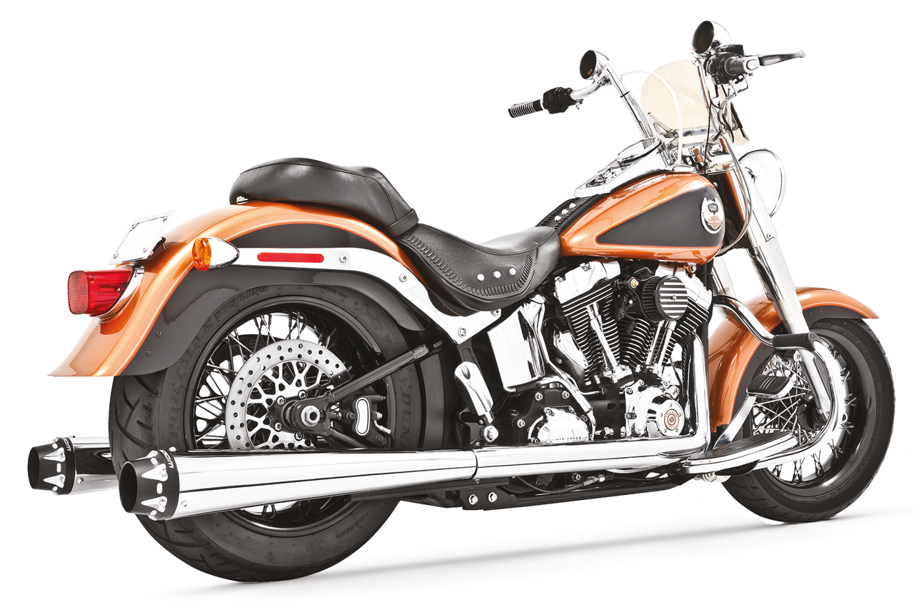 heritage softail true dual exhaust