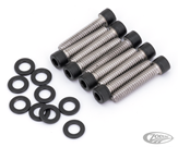 BLACK STAINLESS STEEL CAM COVER SCREW KITS FOR MILWAUKEE EIGHT