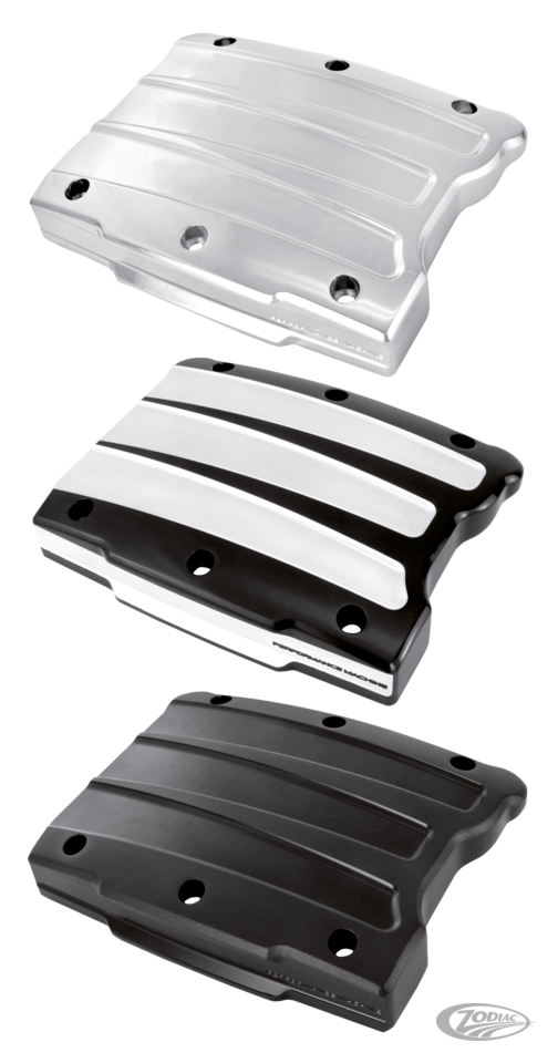 Performance Machine Scallop Rocker Box Covers In Chrome Finish For 99-17 Twin Cam (ARM460259)